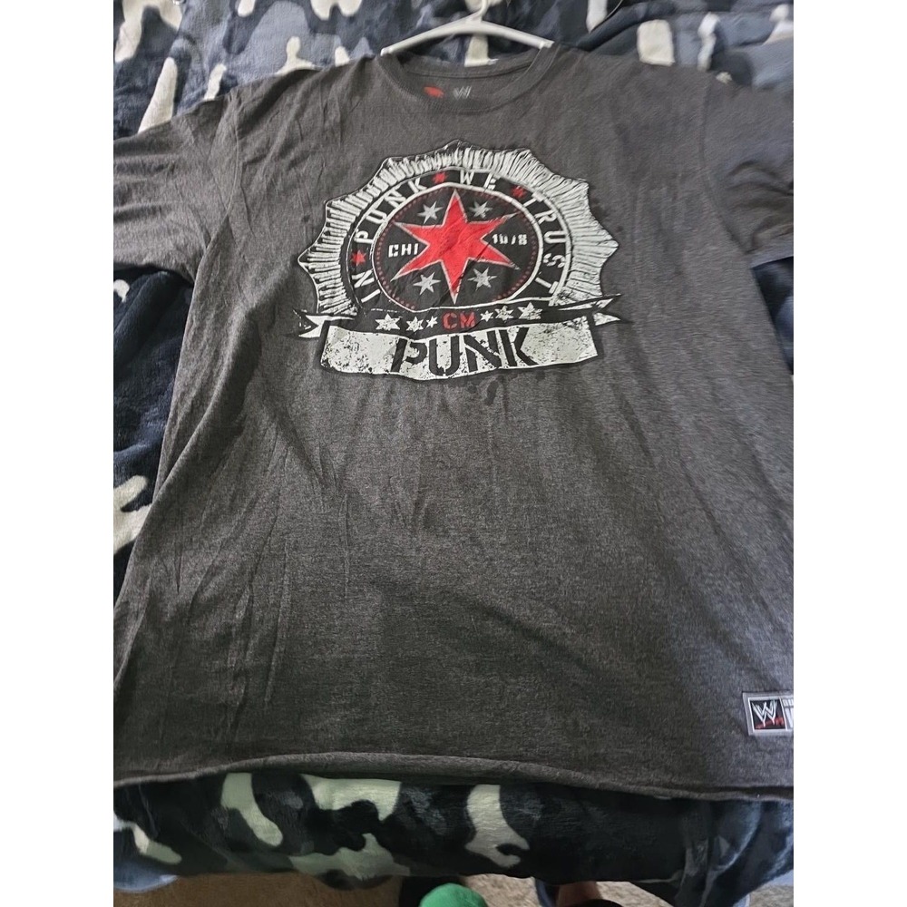 036 - original circa-2012 CM Punk "In Punk We Trust / Best in the World" WWE XL